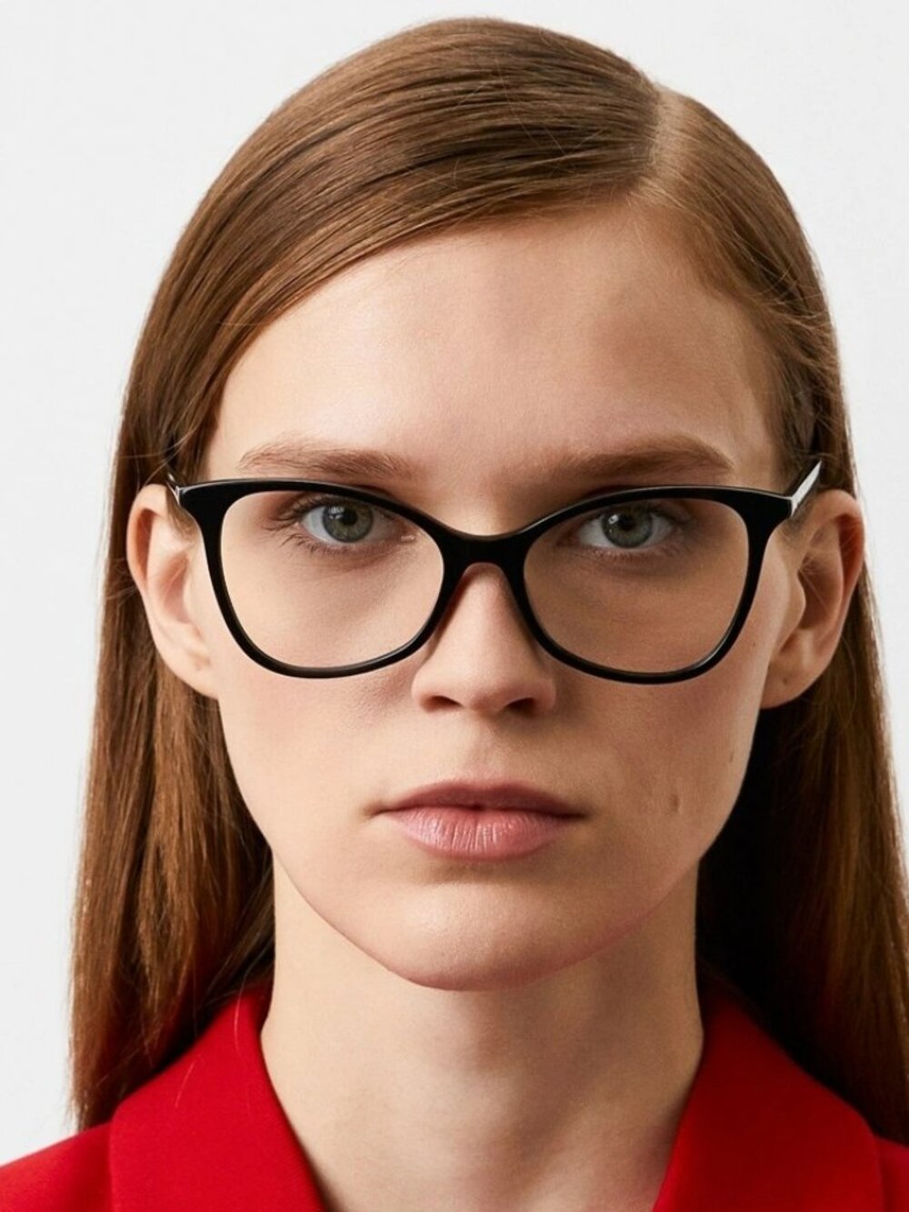 GUCCI GG1360O 001 BLACK CAT-EYE WOMEN EYEGLASSES